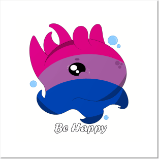 Bisexual Pride Flapjack Octopus Posters and Art